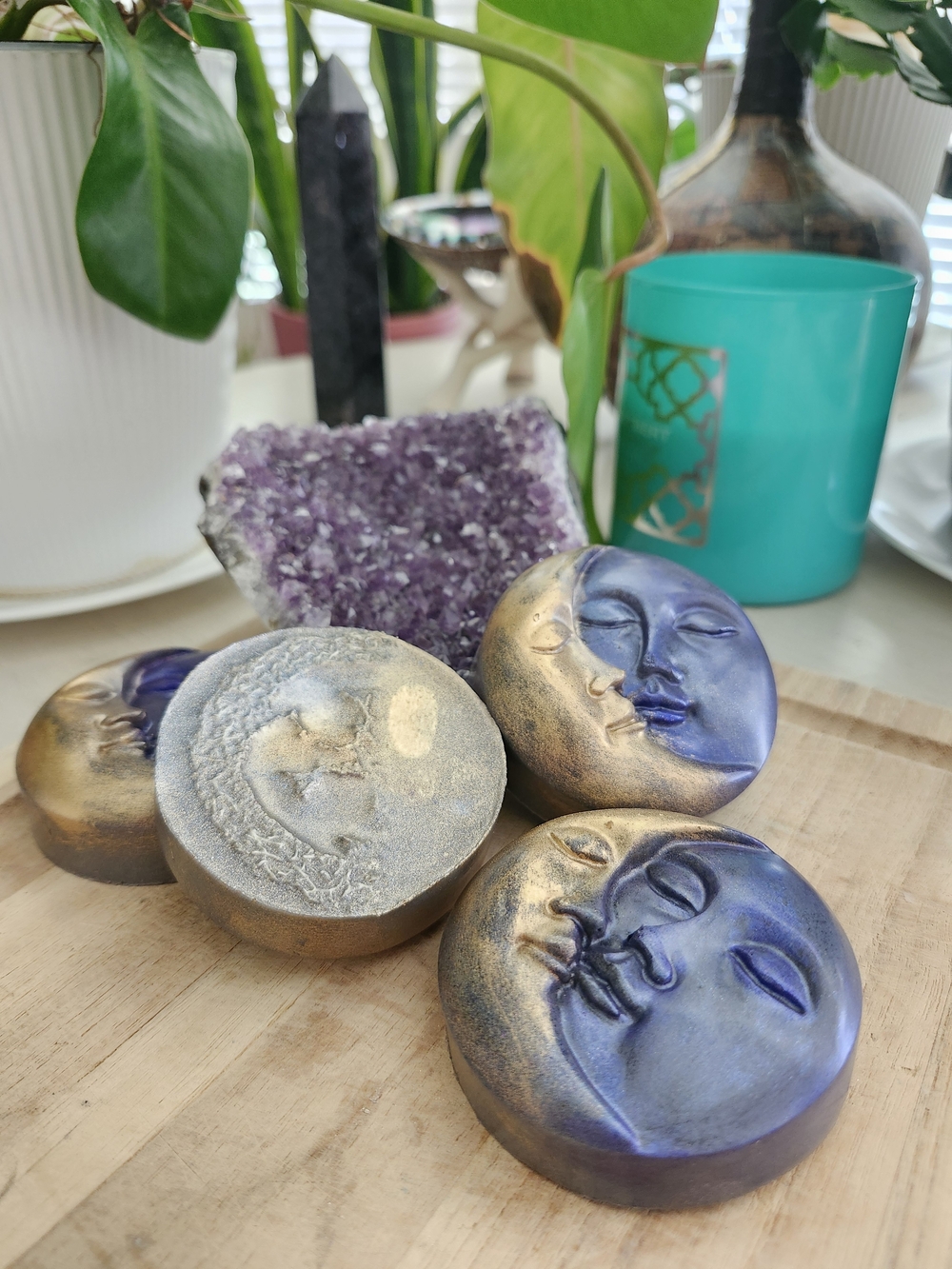 🌒Free Gift With $30 Purchase Handmade✨ Celestial Peppermint & Tea Tree Soap ✨